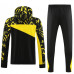 Боруссия Дортмунд спортивный костюм с толстовкой на короткой молнии 2023-2024 жёлто-чёрный